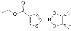 5-(4,4,5,5-四甲基-1,3,2-二氧硼杂环戊烷-2-基)噻吩-3-羧酸乙酯